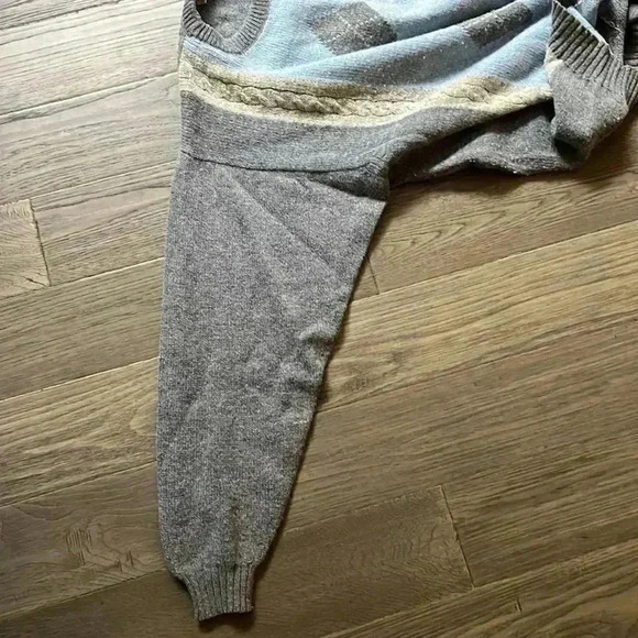 🔥EL corte ingles🔥 | Blue and grey wool sweater - Picture 6 of 11